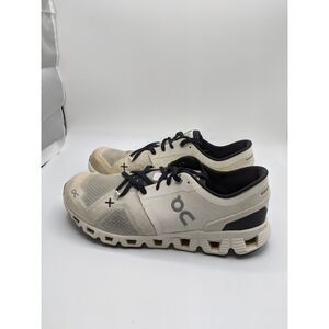 On Women's Cloud X 3 Sneakers, White/Black, 8.5 Medium US